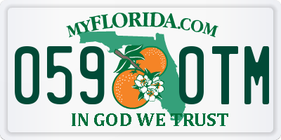 FL license plate 0590TM