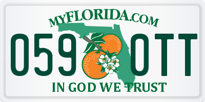 FL license plate 0590TT