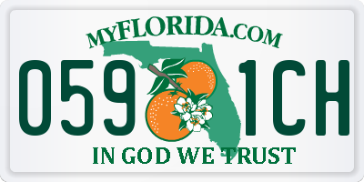 FL license plate 0591CH