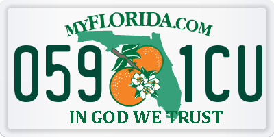 FL license plate 0591CU