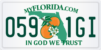 FL license plate 0591GI