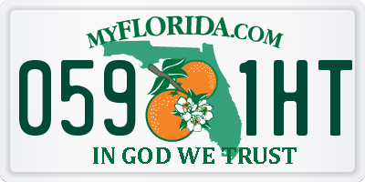 FL license plate 0591HT