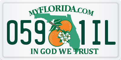 FL license plate 0591IL