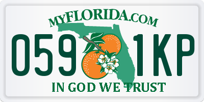 FL license plate 0591KP