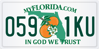 FL license plate 0591KU