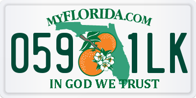 FL license plate 0591LK