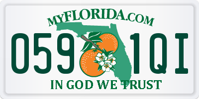 FL license plate 0591QI