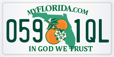 FL license plate 0591QL