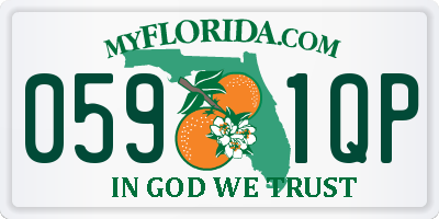 FL license plate 0591QP