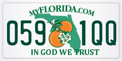 FL license plate 0591QQ