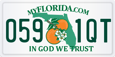 FL license plate 0591QT