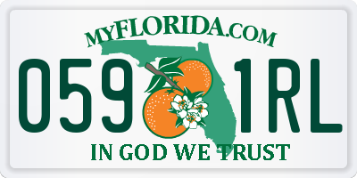 FL license plate 0591RL