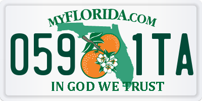 FL license plate 0591TA