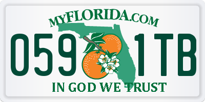 FL license plate 0591TB