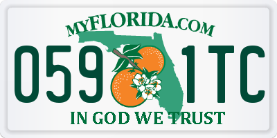 FL license plate 0591TC
