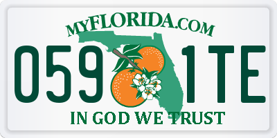FL license plate 0591TE