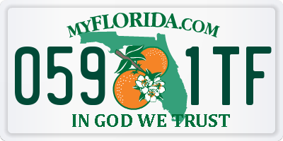 FL license plate 0591TF