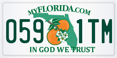 FL license plate 0591TM