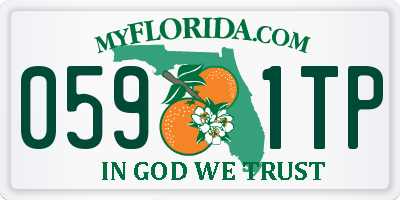 FL license plate 0591TP