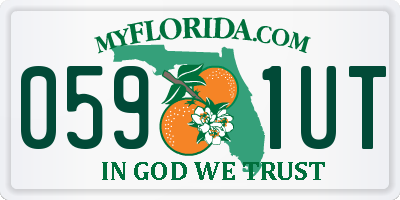 FL license plate 0591UT