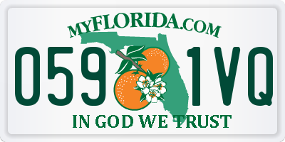 FL license plate 0591VQ