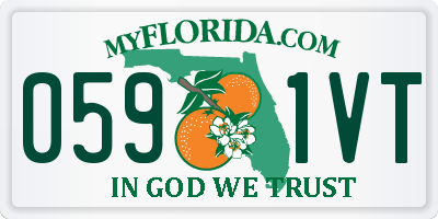 FL license plate 0591VT