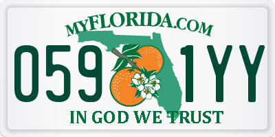 FL license plate 0591YY