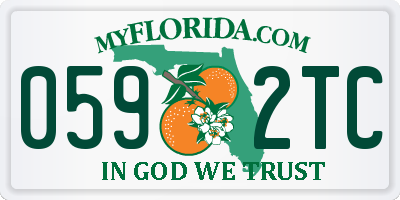 FL license plate 0592TC