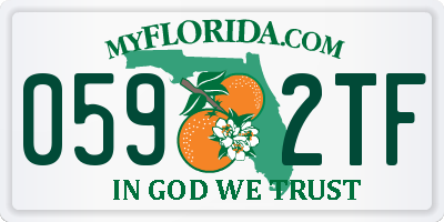 FL license plate 0592TF