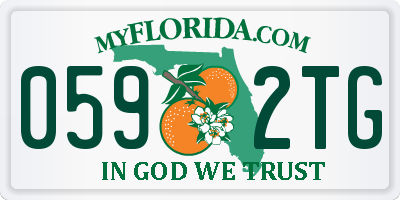 FL license plate 0592TG