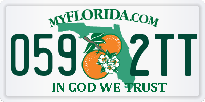 FL license plate 0592TT