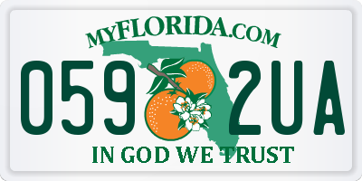 FL license plate 0592UA