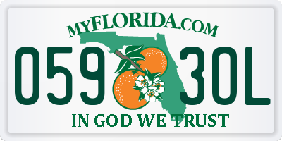 FL license plate 0593OL