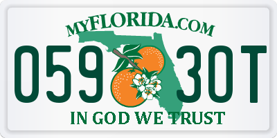 FL license plate 0593OT