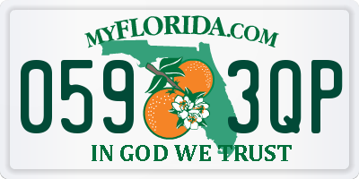 FL license plate 0593QP