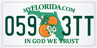 FL license plate 0593TT