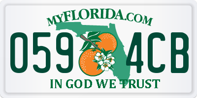 FL license plate 0594CB