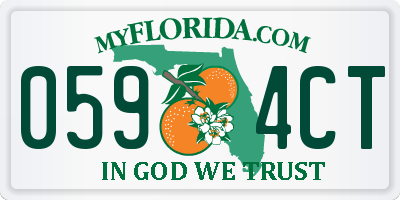 FL license plate 0594CT