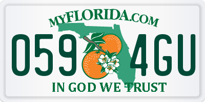 FL license plate 0594GU