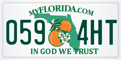FL license plate 0594HT