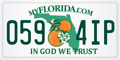 FL license plate 0594IP