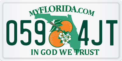 FL license plate 0594JT