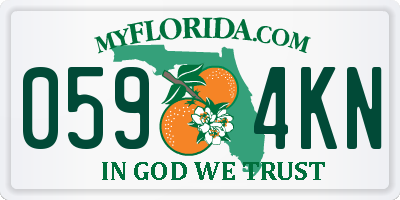 FL license plate 0594KN