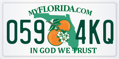 FL license plate 0594KQ