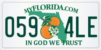 FL license plate 0594LE