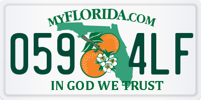 FL license plate 0594LF