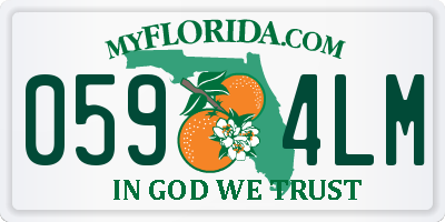 FL license plate 0594LM