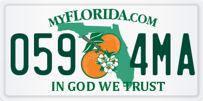 FL license plate 0594MA