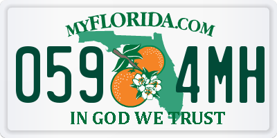 FL license plate 0594MH