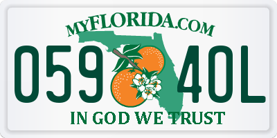 FL license plate 0594OL